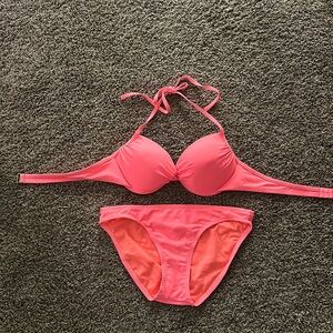 Peachy Pink Target Bikini